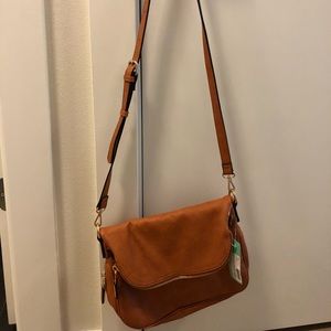 Brand new tan crossbody bag! Never used!